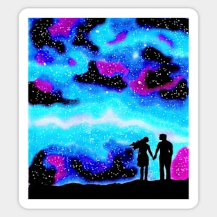 A STARRY NIGHT Sticker